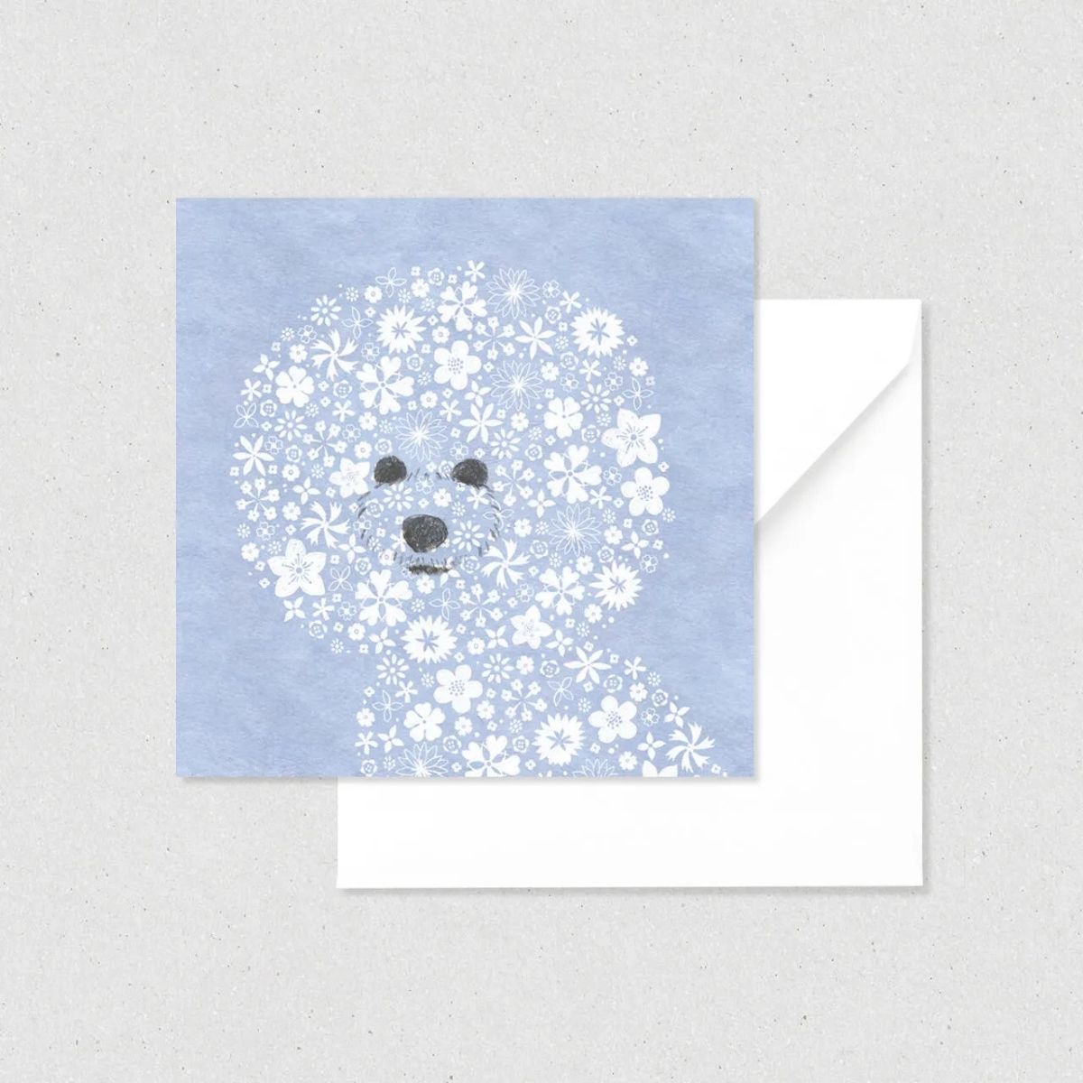 Fluffy メッセージカード Dog