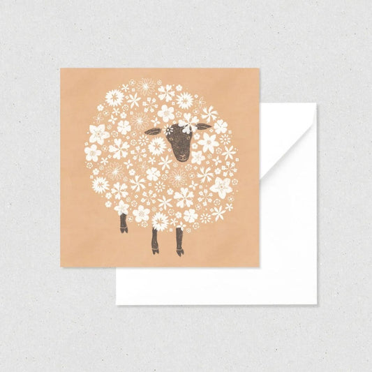 Fluffy メッセージカード Sheep