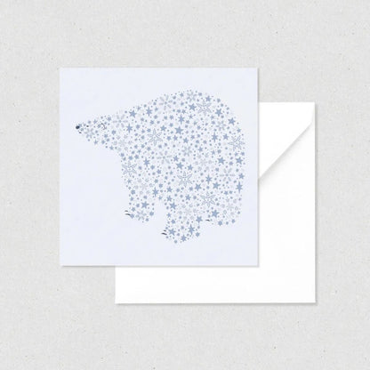 Fluffy メッセージカード Polar bear