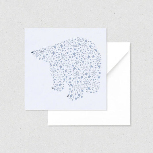 Fluffy メッセージカード Polar bear