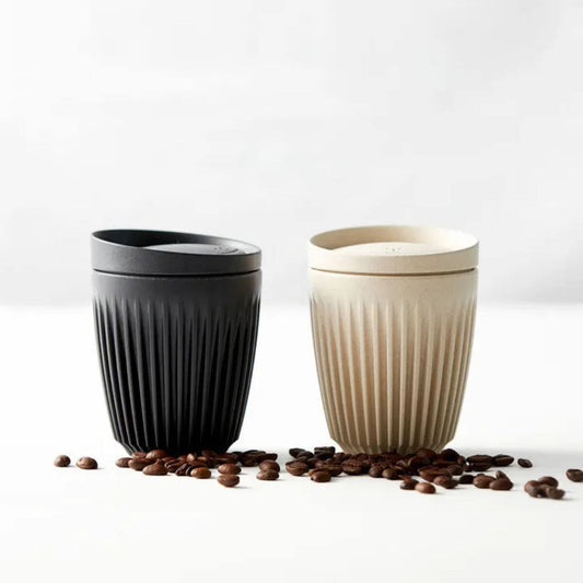 HuskeeCup タンブラー  235ml 8oz チャコール/ナチュラル