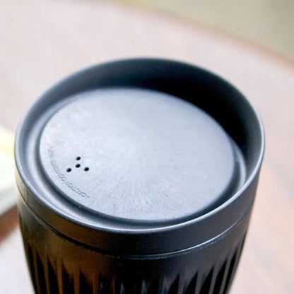 HuskeeCup タンブラー  235ml 8oz チャコール/ナチュラル