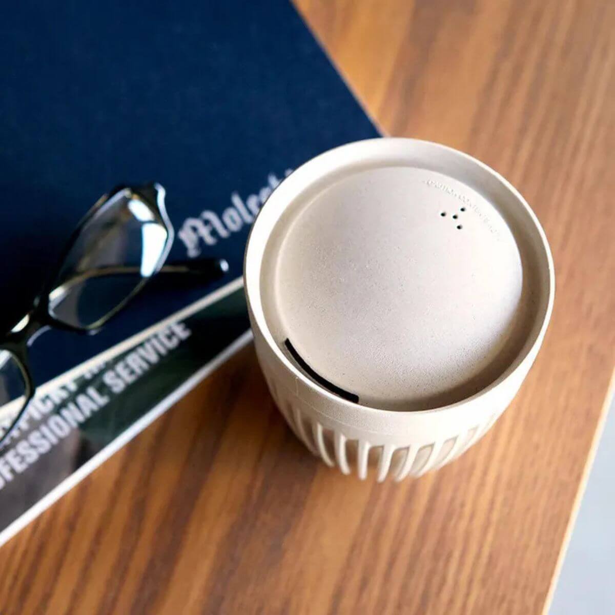 HuskeeCup タンブラー  235ml 8oz チャコール/ナチュラル