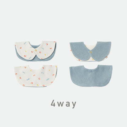 カラフルロゴ 4WAY スタイ よだれかけ BIB (bon bon candy)