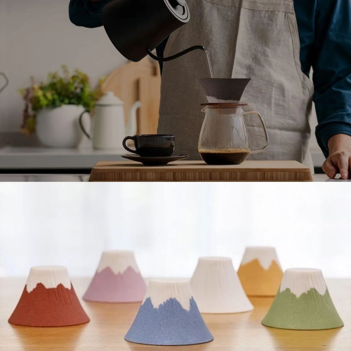 波佐見焼 ECO filter 富士山 セラミックコーヒーフィルター